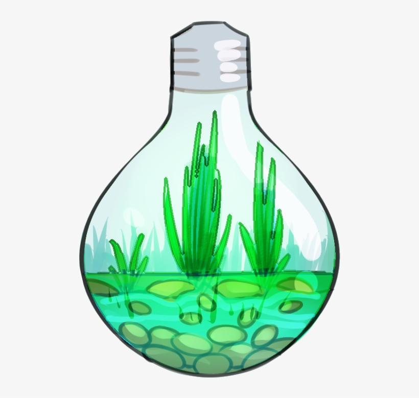 • * Art My Art Green Nature Plants Stickers Artists - Glass Bottle, transparent png download