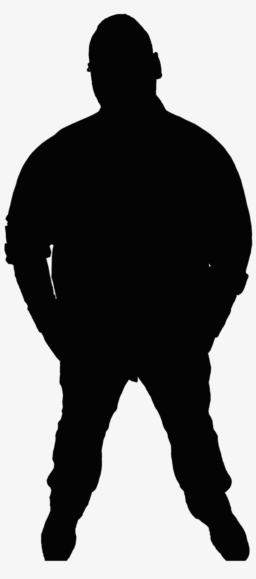 A Man Cannot Have An Erection If Frightened - Mens Silhouette, transparent png download