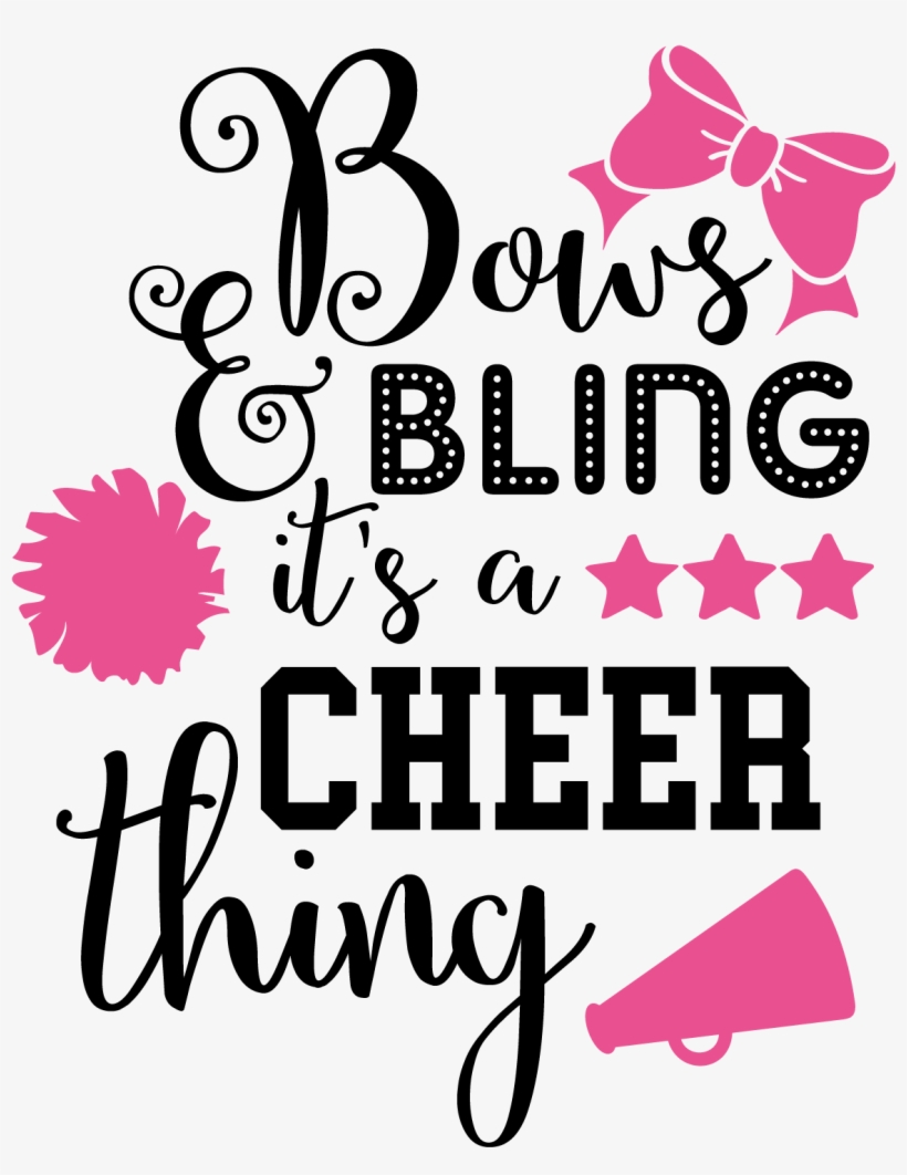 Find This Pin And More On Cheer By Kmoorerams - Bows And Bling It's A Cheer Thing, transparent png download