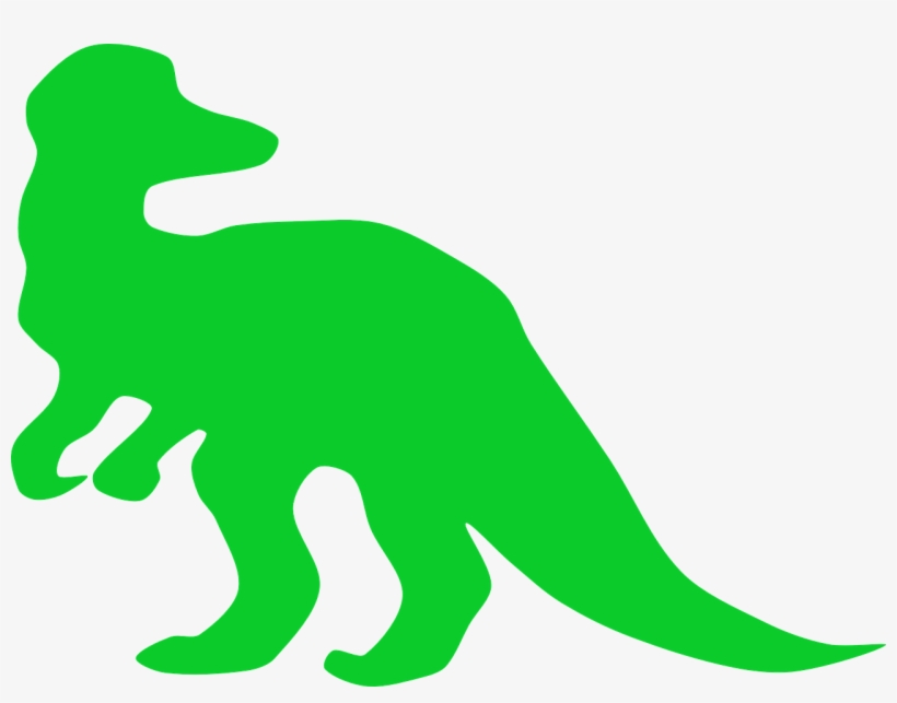 Siluetas De Dinosaurios De Colores, transparent png download