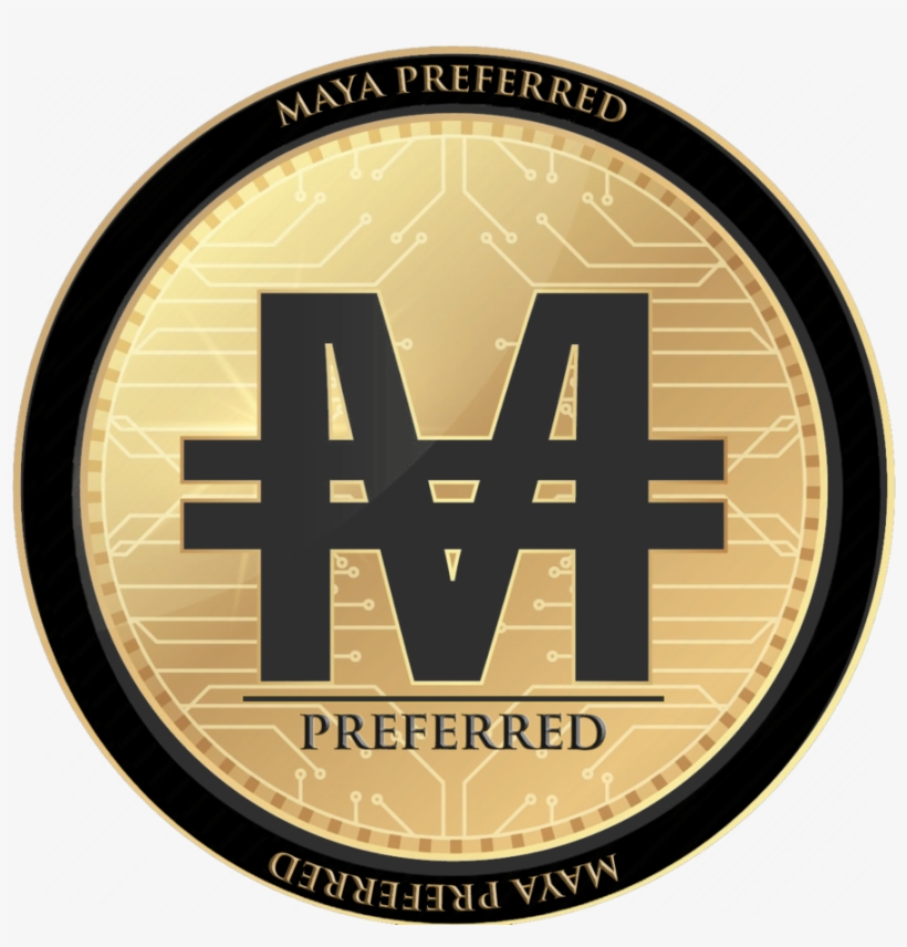 New Gold And Silver Backed Cryptocurrency, Maya Preferred - Emblem, transparent png download