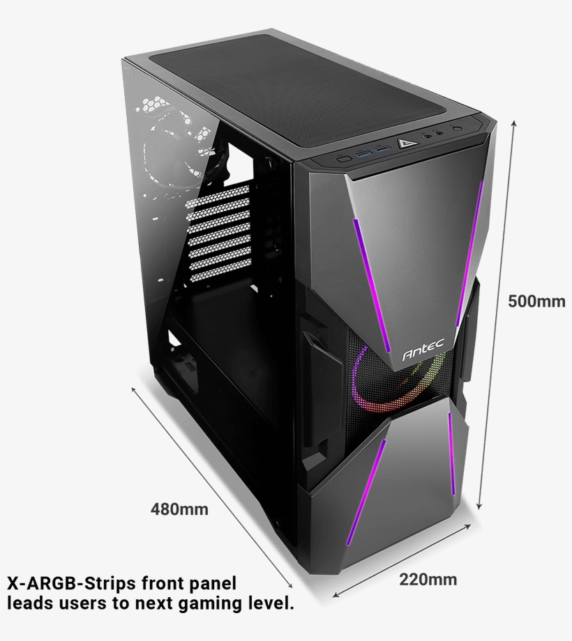 Antec Dark Avenger Da601 - Da601, transparent png download