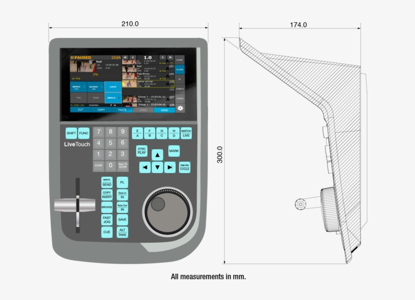 Livetouch Dimensions - Tablet Computer, transparent png download