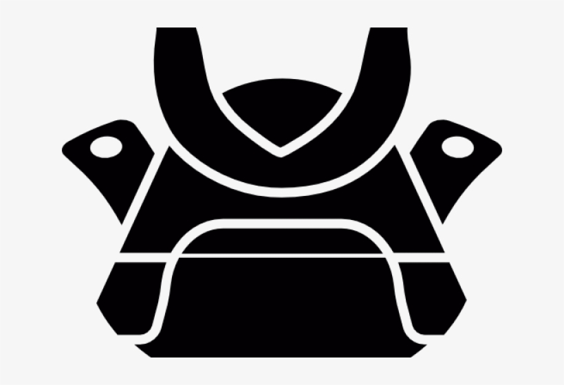 Helmet Clipart Samurai - Samurai Logo Icon Png, transparent png download