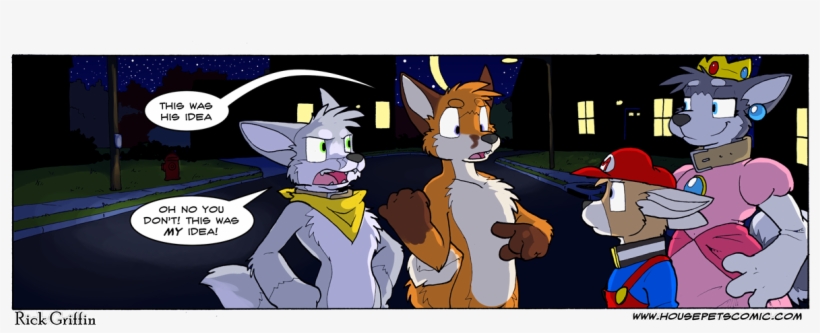 Fox You Were Supposed To Be Luigi, Now You're Just - House Pets Comic Fox, transparent png download