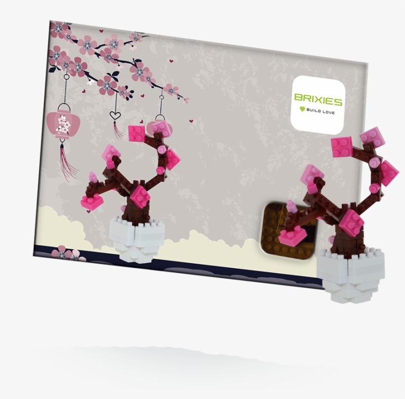 Postcard Cherry Tree - Floral Design, transparent png download