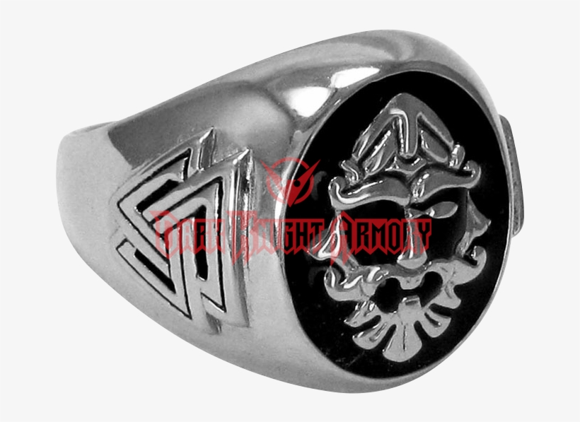 Valknut Rings For Men - Valknut, transparent png download