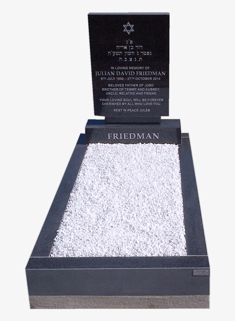 962 X 1078 2 - Headstone Memorial With Pebbles, transparent png download