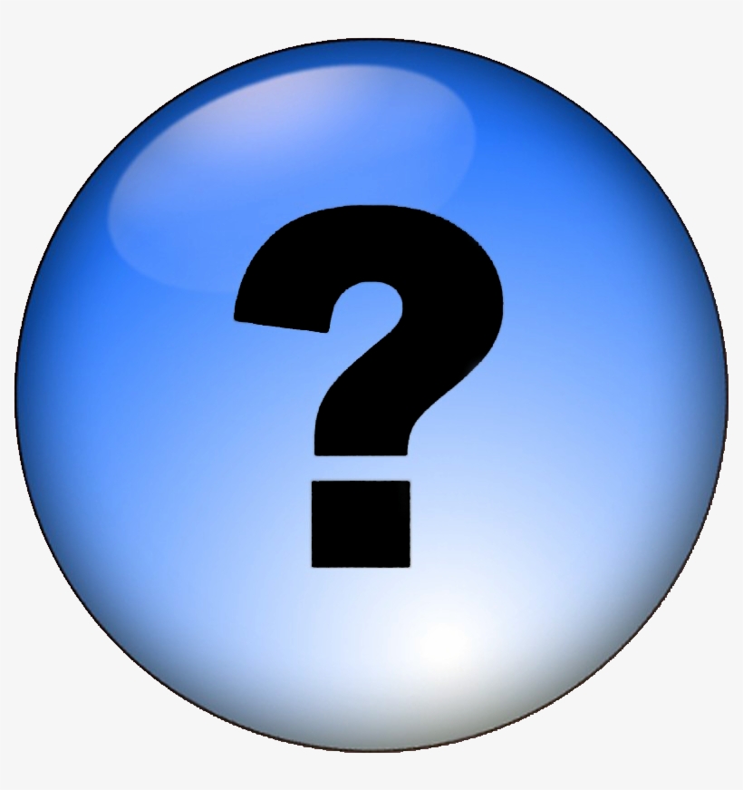 The Gallery For > Blue Question Mark Person - Pinned Condom On Fridge, transparent png download