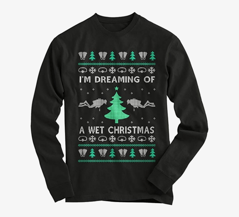 Christmas Themed Gifts For Scuba Divers - Gay Ugly Sweater, transparent png download