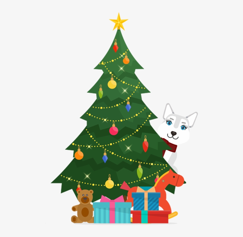 Morning Arrived, Luna Looked At Her Boy And Felt Incredibly - Merry Christmas Tree, transparent png download