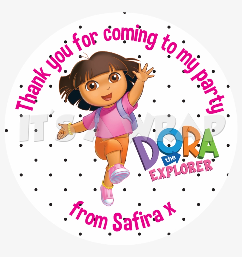 Dora The Explorer Sweet Cone Stickers - Dora The Explorer, transparent png download