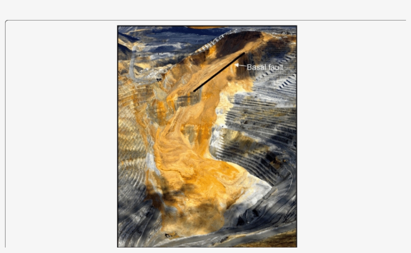 Overview Of The Bingham Canyon Rock Avalanche - Bingham Canyon Manefay Slide, transparent png download