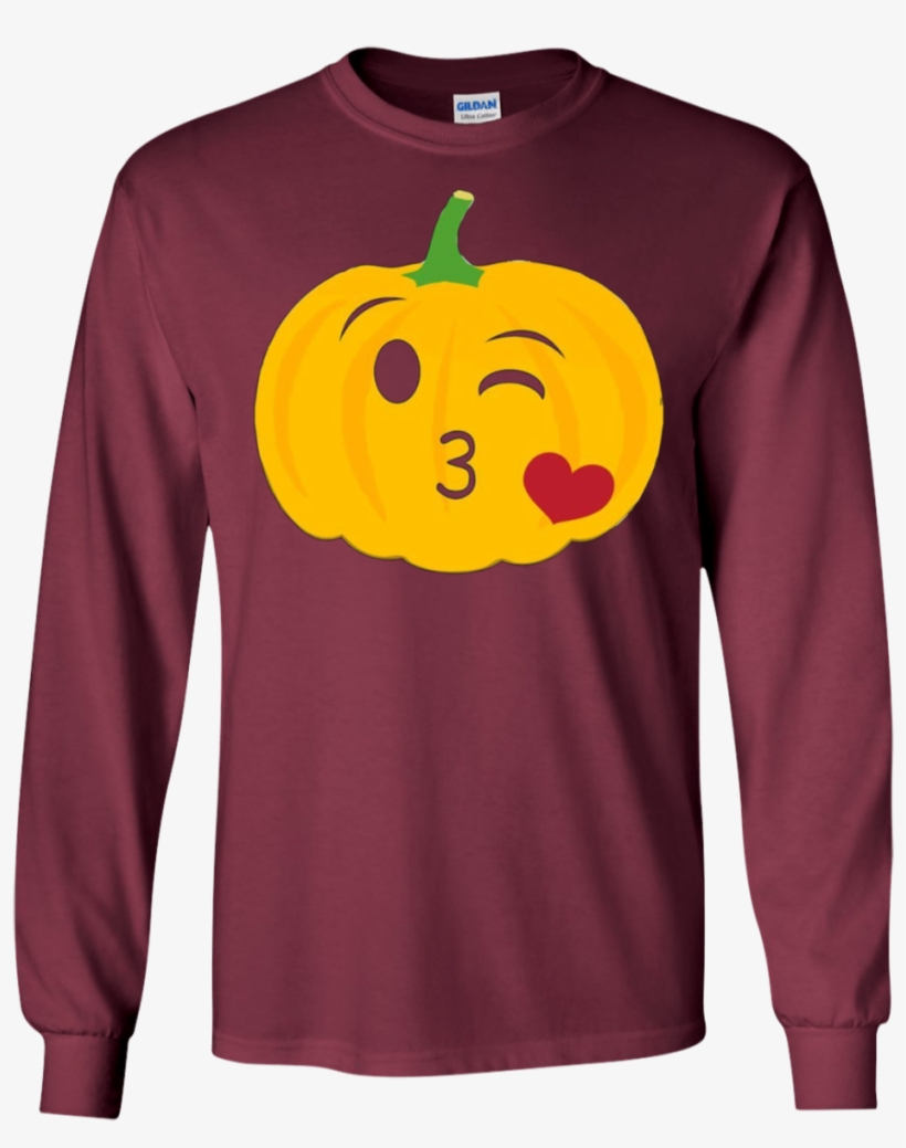 Load Image Into Gallery Viewer, Pumpkin Emoji Heart - T-shirt, transparent png download