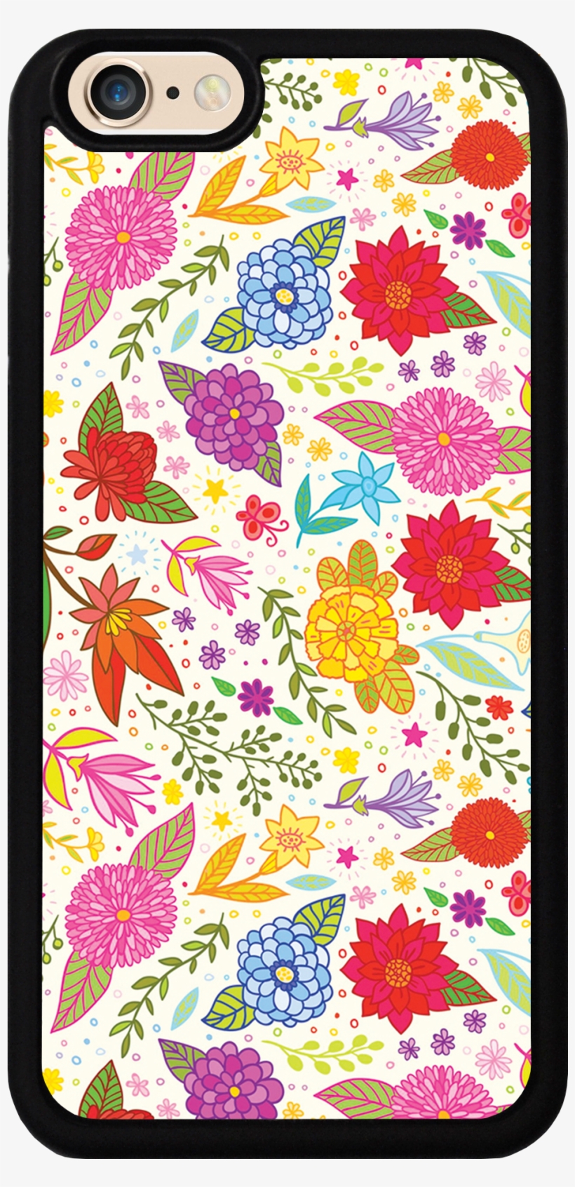 Flower Pattern Multicolor For Iphone - Mobile Phone Case, transparent png download