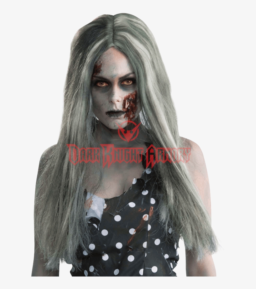 Creepy Zombie Wig - Scary Witch Halloween Costumes, transparent png download