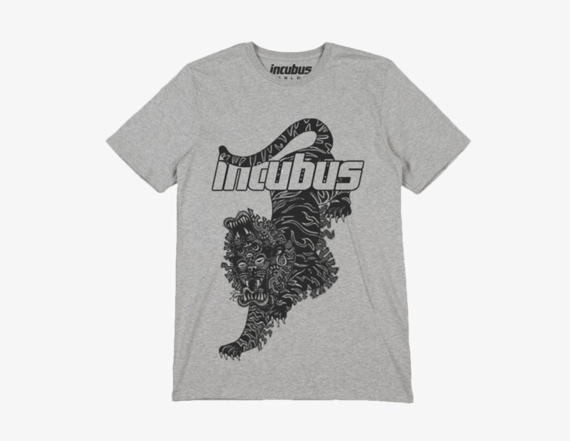 Tiger Grey Tee - Incubus Shirt, transparent png download