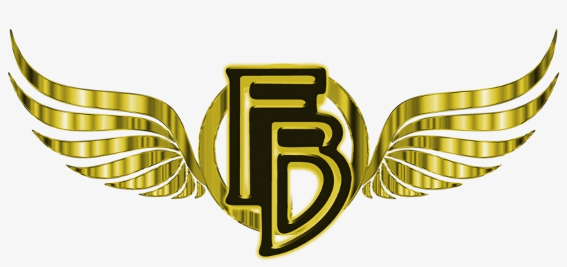 Funkbs Gold Wings Logo Psd Copy - Clip Art, transparent png download