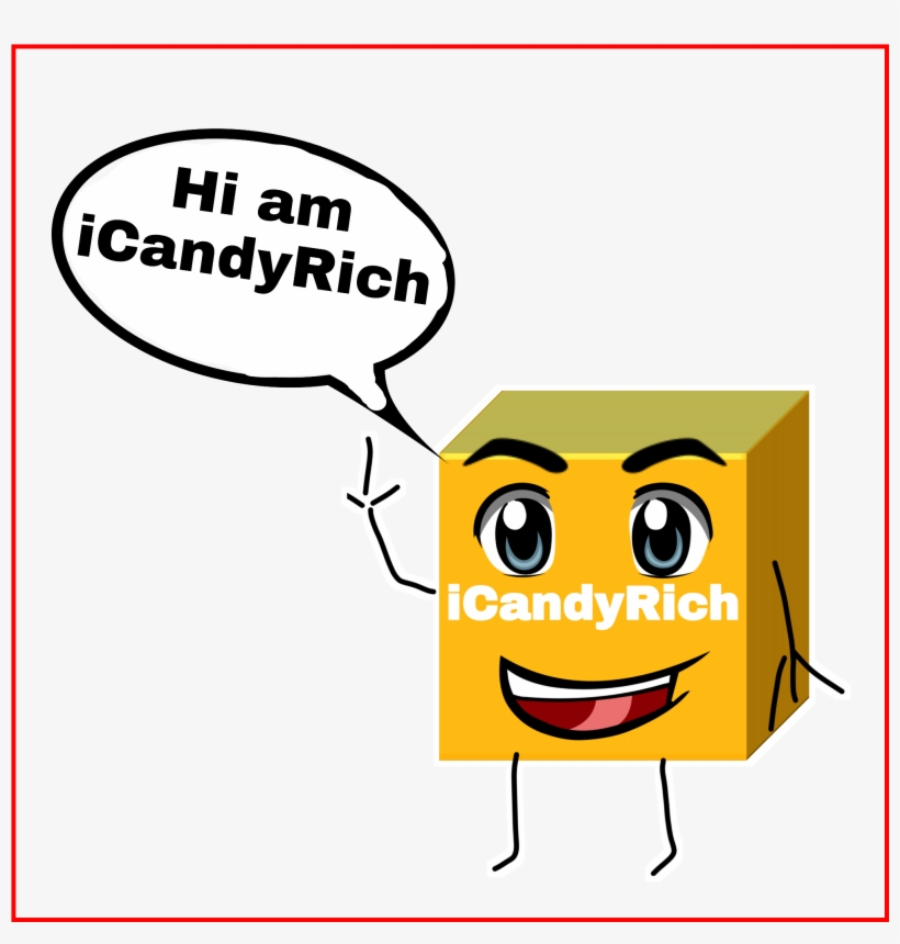 Hi Am Icandyrich Speech Bubble Logo Png Free Download - Cartoon, transparent png download