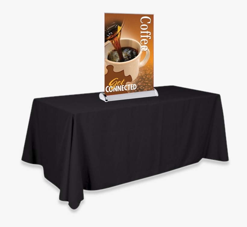 Table Top Mini Banner Stand With Graphics Features- - End Table, transparent png download