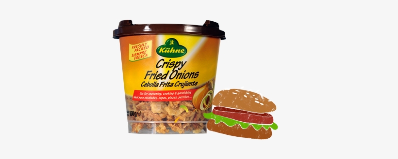 Fried Onions - Kühne, transparent png download