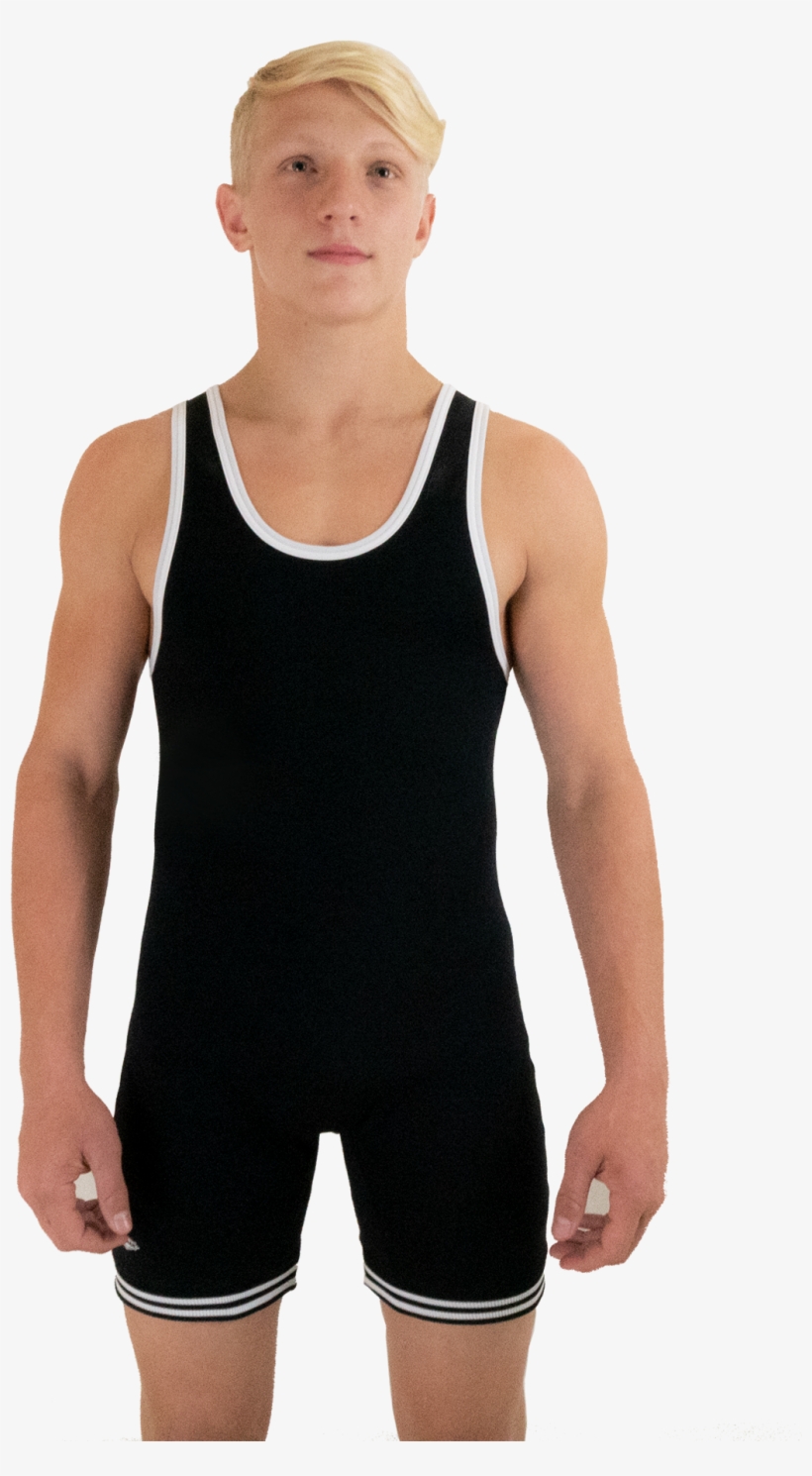 Shop Now - Black Singlet Red Shoes And Blue Headgear, transparent png download