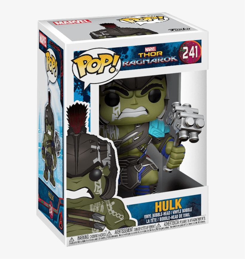 Funko Pop Marvel Thor Ragnarok Hulk - Funko Pop Hulk Ragnarok, transparent png download
