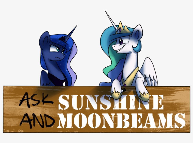Anticularpony, Ask Sunshine And Moonbeams, Banner, - Finse, transparent png download