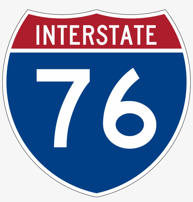 File - I-76 - Svg - Interstate 40 Png, transparent png download
