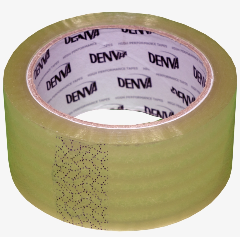 1 Roll 2″ Clear Easy Tear Acrylic Tape - Cylinder, transparent png download
