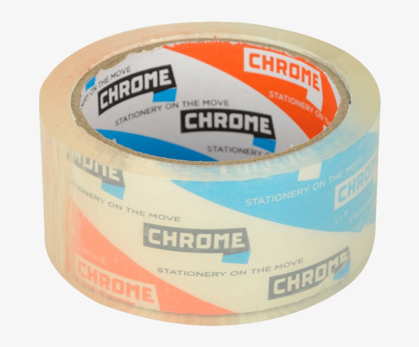 Chrome 48mm*65m*45mic Super Clear Tapes - Label, transparent png download