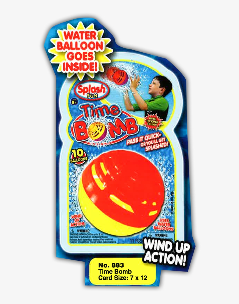 Splash Fun Time Bomb - Illustration, transparent png download