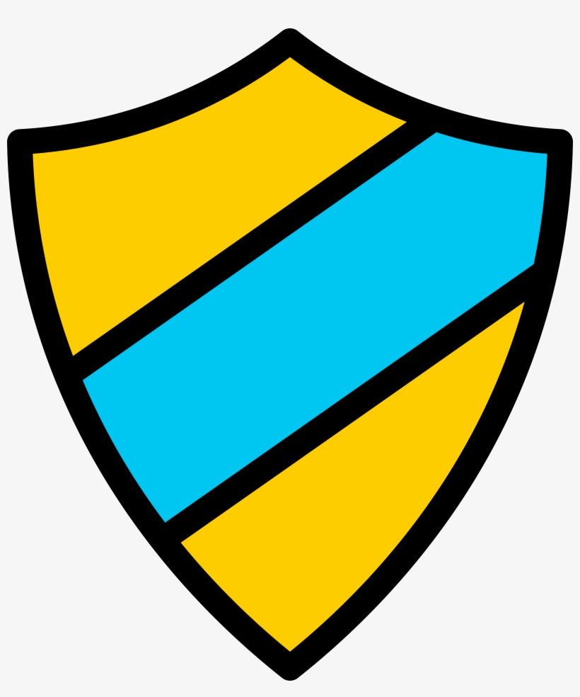 Emblem Icon Yellow-light Blue, transparent png download