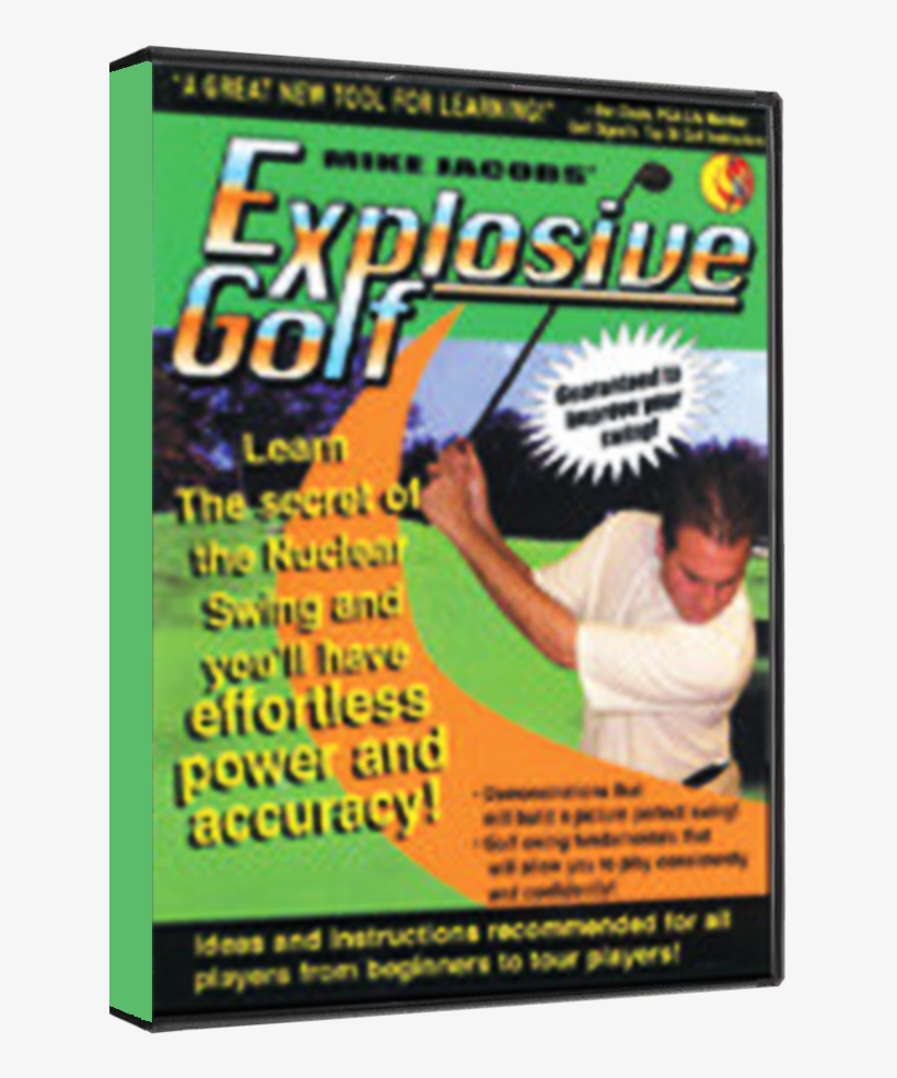 Mike Jacobs' Explosive Golf [dvd] - Poster, transparent png download