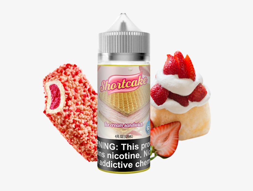 Strawberry Ice Cream - Vape Juice, transparent png download