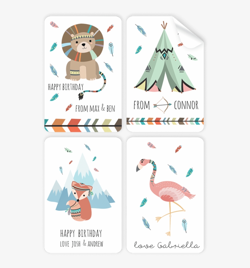 Forrest Friends Stickers - Illustration, transparent png download