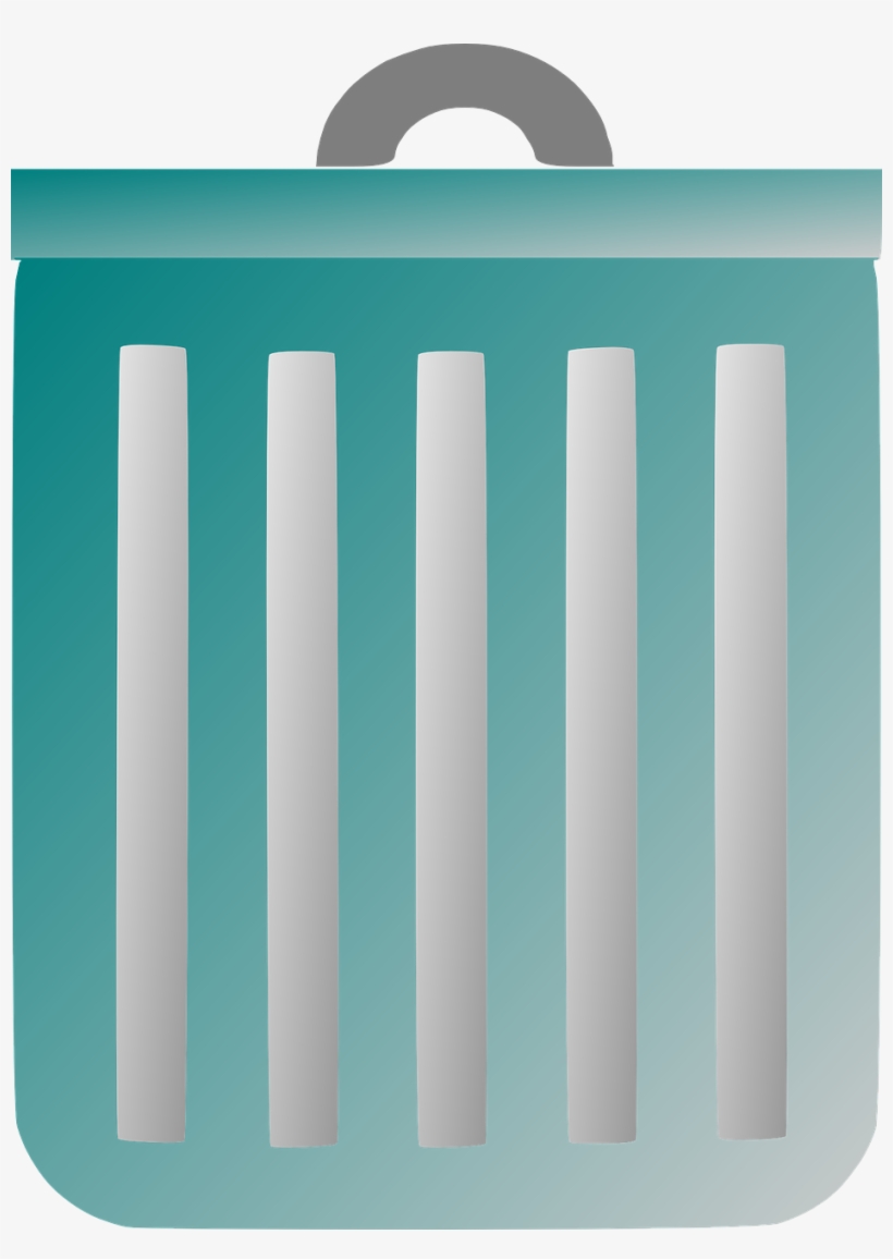 Trash Can Bin - Picket Fence, transparent png download