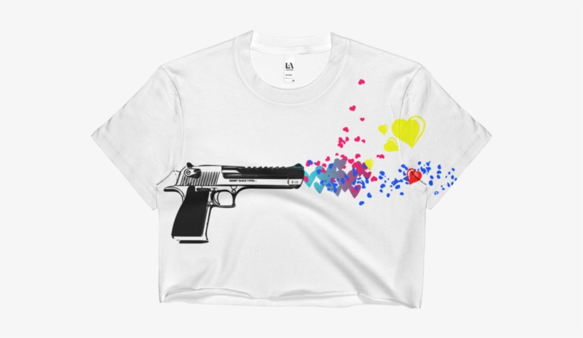 Desert Eagle♥ Crop Top, transparent png download