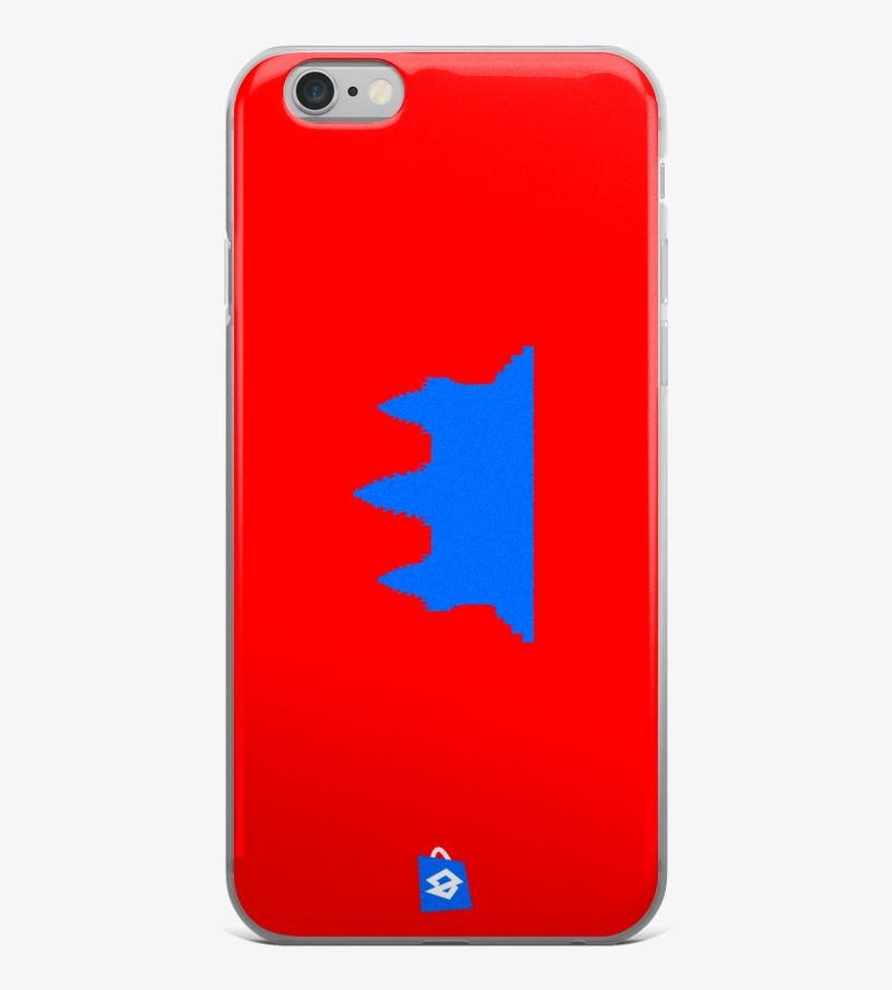 Iphone 6/6s, 6/6s Plus Case Blue Angkor Wat Red Background - Mobile Phone Case, transparent png download