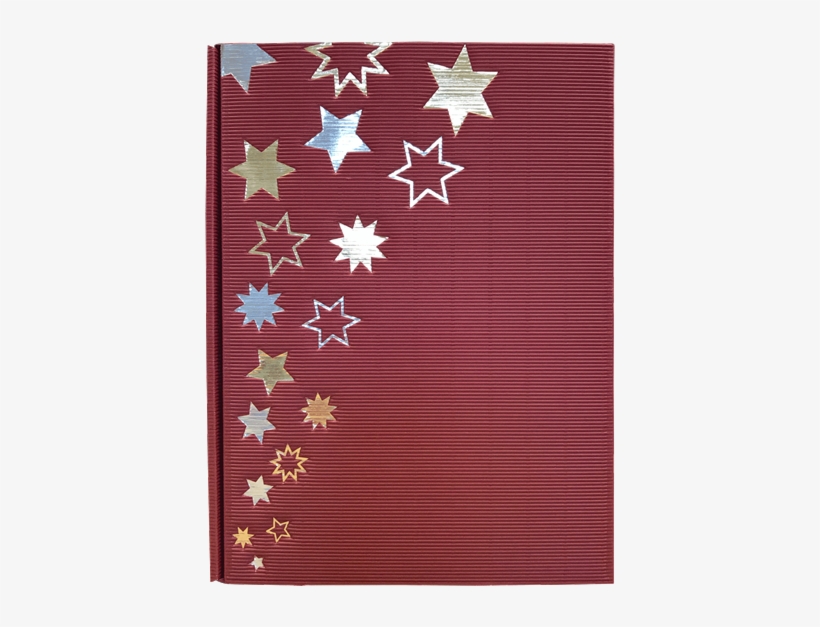 Present Carton 3er Bordeaux Stars - Flag, transparent png download