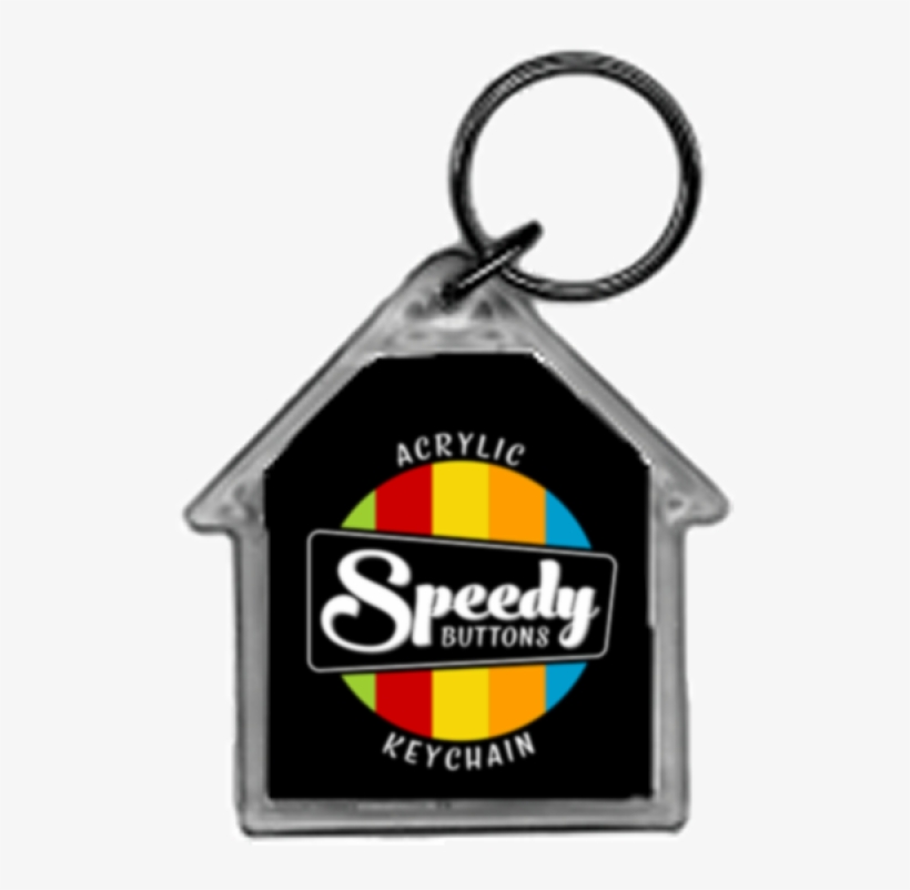 House Acrylic Key Chains - Keychain, transparent png download