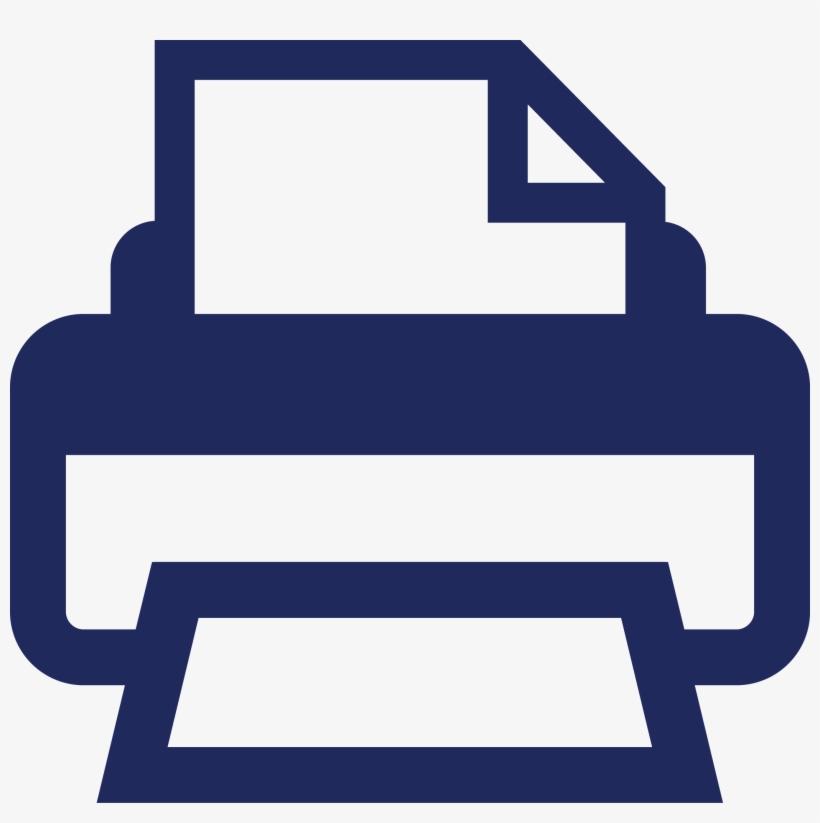 Printer Icon Transparent, transparent png download