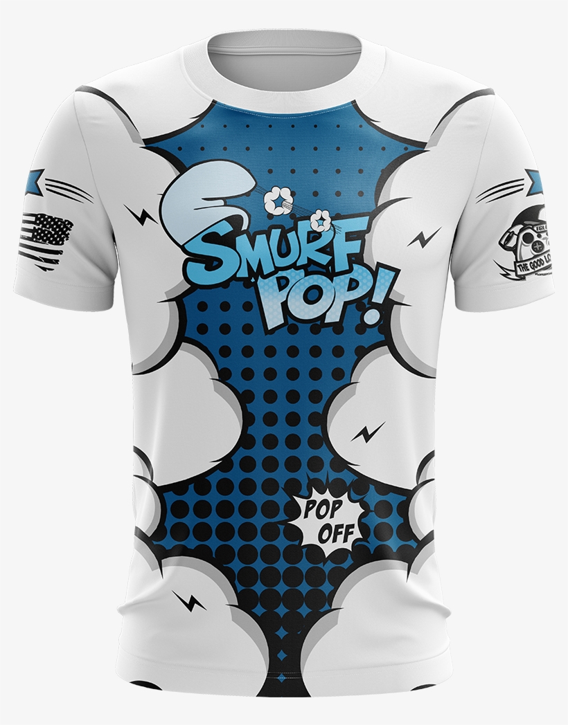 Smurf Pop Jersey - Active Shirt, transparent png download
