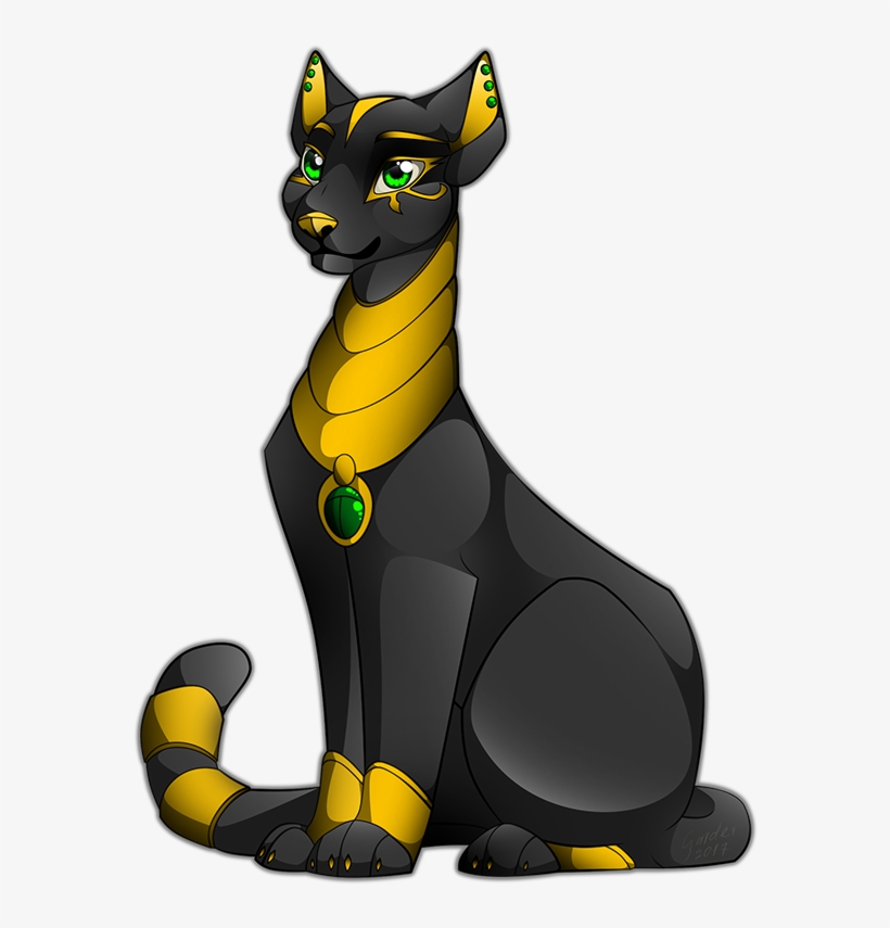 Egypt Clipart Egyptian Cat - Cartoon, transparent png download