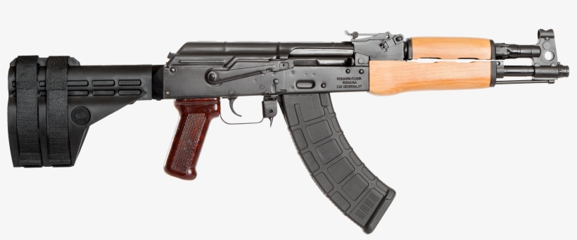 Century Hg1916dn Draco With Brace Ak Pistol Sa - Ak Pistols, transparent png download