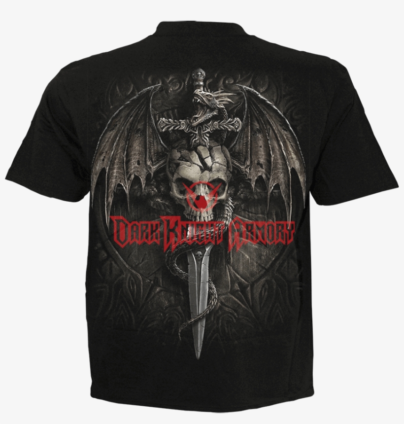 Totenkopf Schwert Und Drache T Shirt, transparent png download