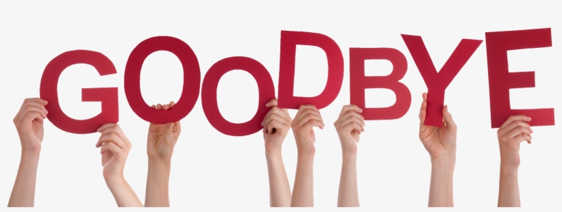 Goodbye Download Transparent Png Image - Goodbye Transparent, transparent png download
