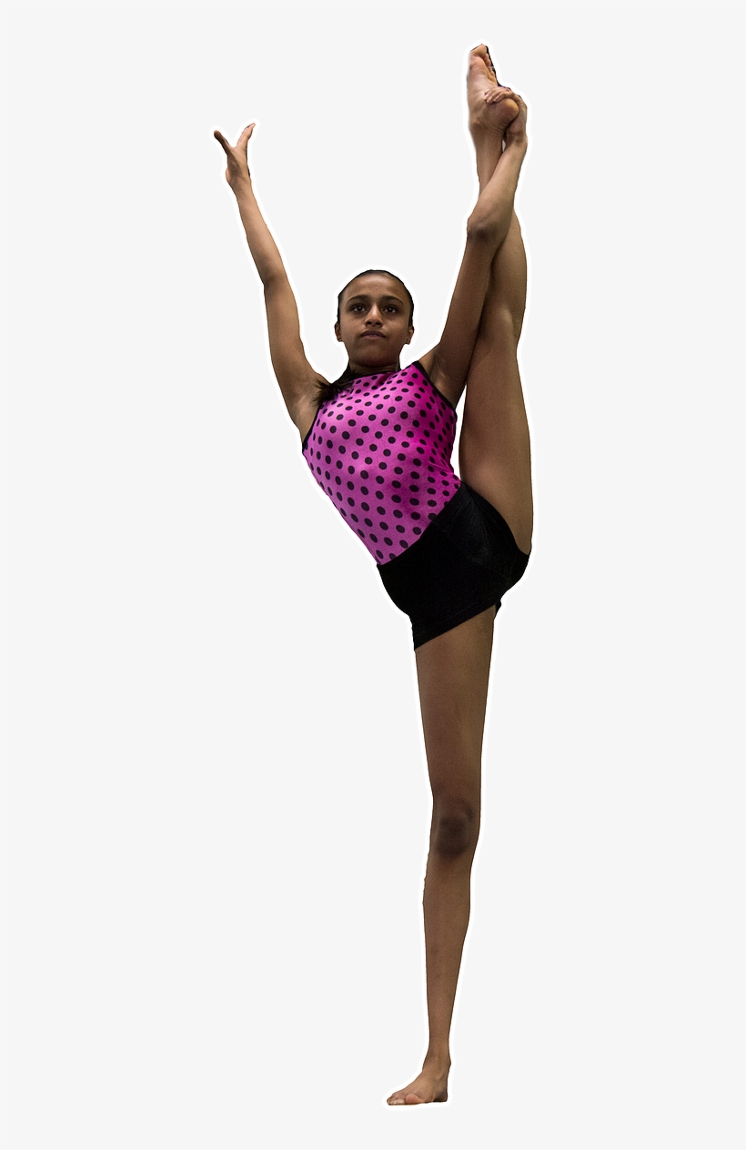 Gymnast Holding Balance - Gymnast, transparent png download