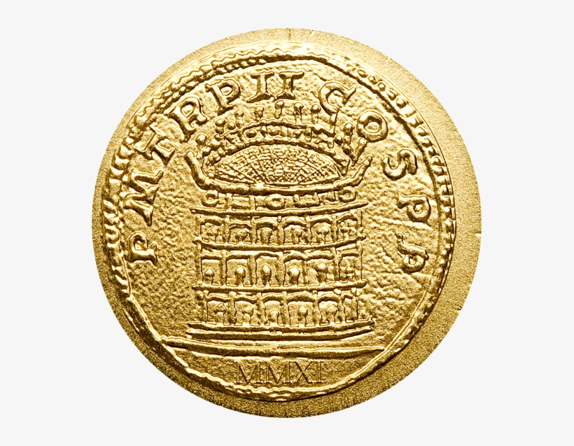 Colosseum - Roman Coin With Colosseum, transparent png download