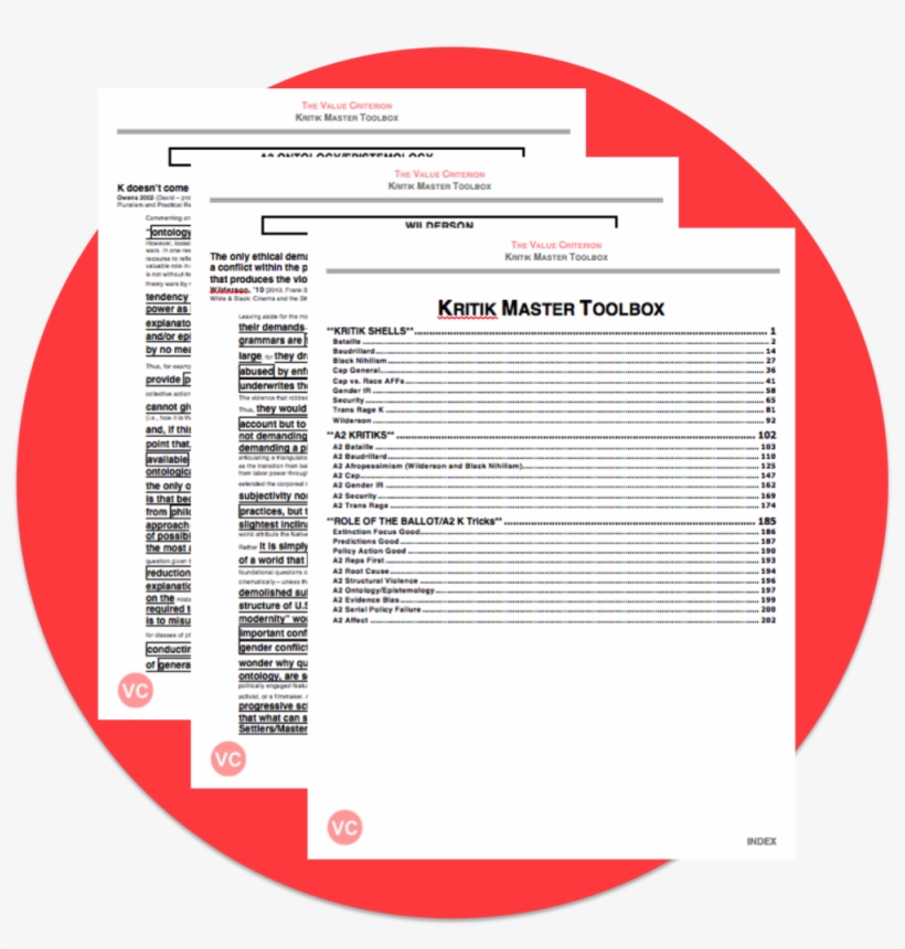 Kritik Master Toolbox - Document, transparent png download
